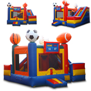 inflatable combo slide bouncer